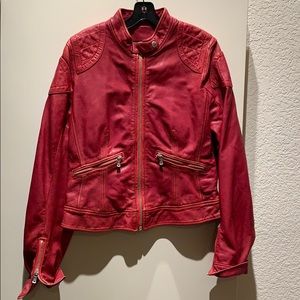 Dolce & Gabbana Distressed Leather Jacket